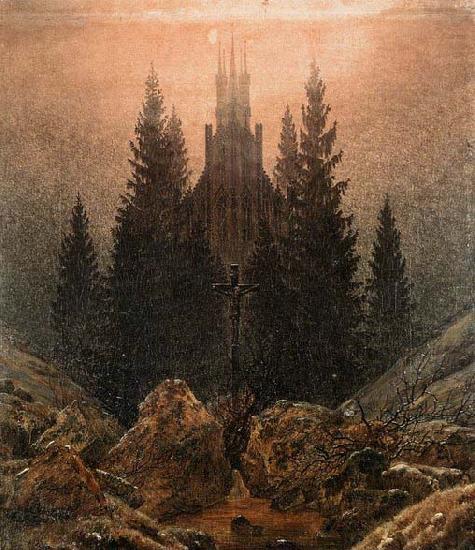 The Cross in the Mountains, Friedrich Johann Overbeck